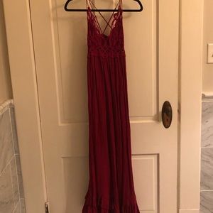 Free People Adella maxi dress XS